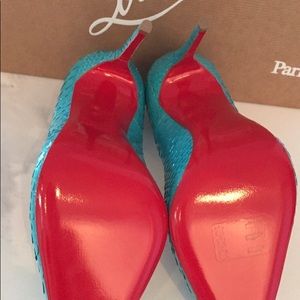 CHRISTIAN LOUBOUTIN SO KATE PACIFIC PYTHON CRYSTAL